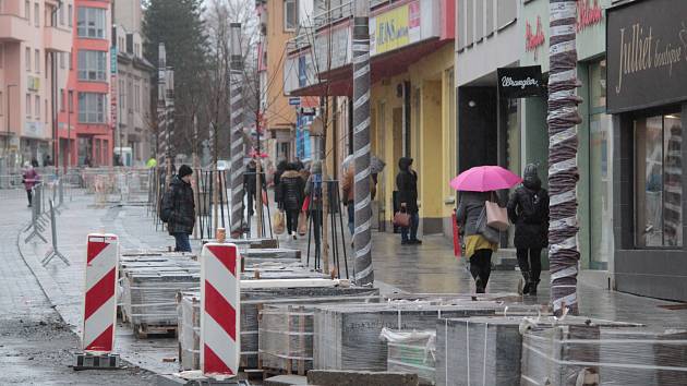 Tyršova ulice v Benešově v pátek 21. prosince 2018.