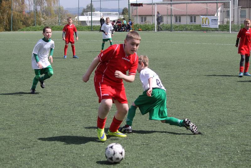 Fotbalový turnaj McDonald's Cup v Benešově.