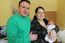 Petra Nováková a Petr Hubínek z Václavic u Benešova se 2. ledna v 18.10 stali rodiči prvorozeného syna Matyáše Hubínka. Na svět přišel malý Matyášek s váhou 3,8 kilogramů a mírou 51 centimetrů.