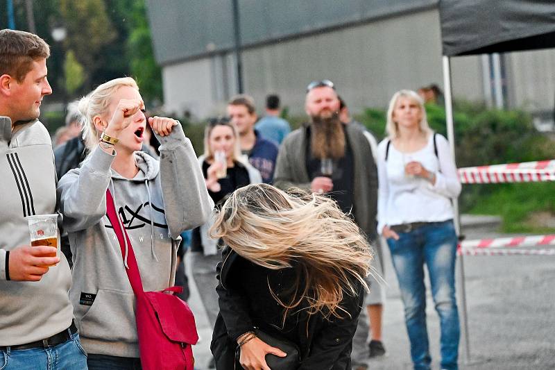 Z koncertu legendární kapely Olympic ve vlašimském areálu Na Lukách.