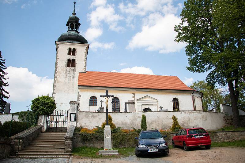 Kostel v Olbramovicích.