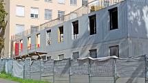 Přístavba chirurgie v Nemocnici Rudolfa a Stefanie v Benešově ve čtvrtek 6. října 2022.