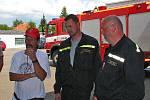 Denizart Simdes si pochvaloval péči benešovských profesionálních hasičů ze směny "C". 