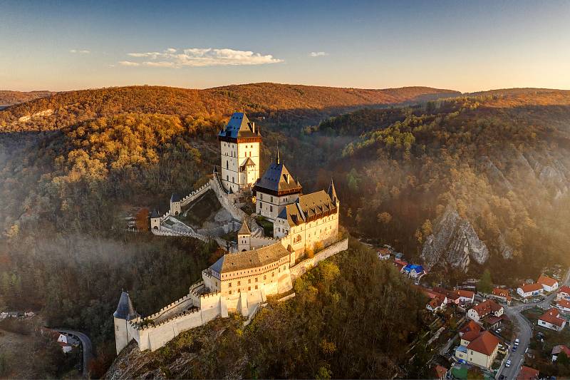 Hrad Karlštejn.