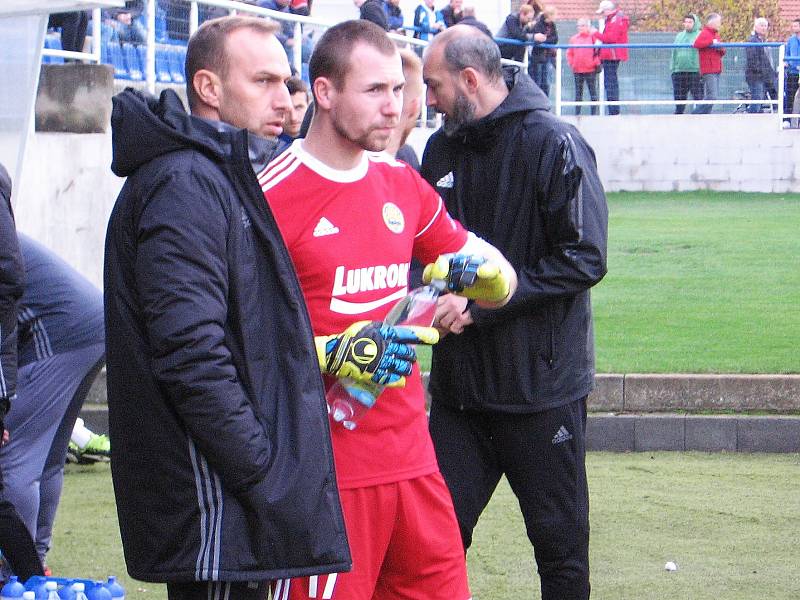 Osmifinále Mol cupu Vlašim - Zlín 1:1 PK 3:5.