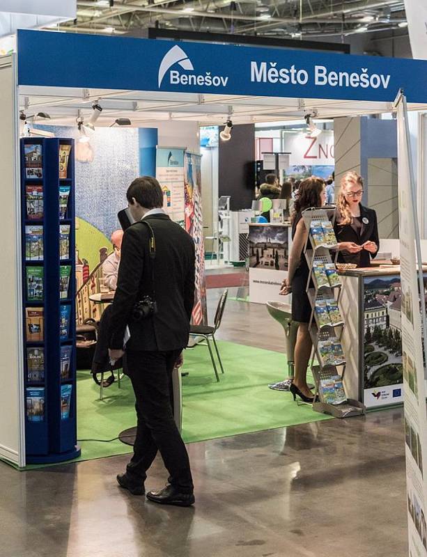 Na turistickém mezinárodním veletrhu v Brně bylo vidět i město Benešov.