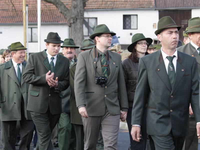 Hlavní část Svatohubertských slavností se odehrála v kostele sv. Bartoloměje.