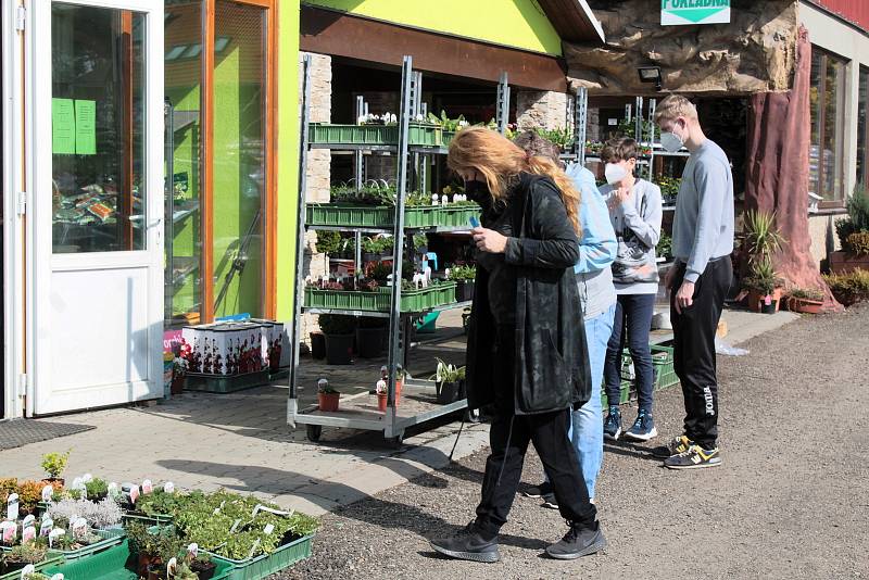 Na Zelený čtvrtek zákazníci vyrazili ve velkém za nákupy - Zahradnictví Dandyland Týnec nad Sázavou.