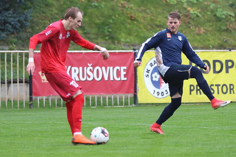 Zápas I. A třídy skupiny A SK Rakovník B - Votice 0:2.