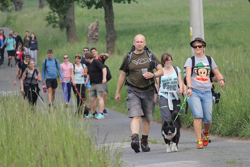 Pochod Praha-Prčice zahájili v Olbramovicích.