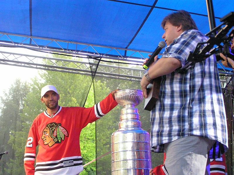 Stanley cup ve Vlašimi díky Michalu Rozsívalovi.