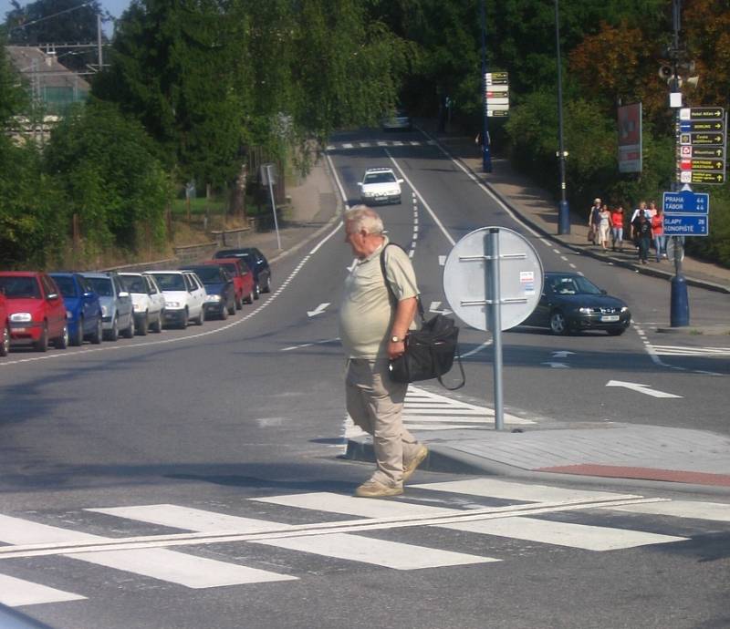 Situace na přechodech pro chodce