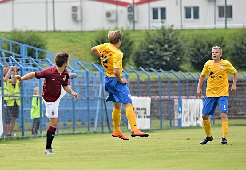 FORTUNA:ČFL a svátek v Benešově, který hostil béčko Sparty. Prohrál na penalty.