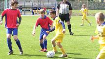 Zápas výběrů OFS Benešov - OFS Příbram (U12) 1:1.