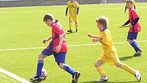 Zápas výběrů OFS Benešov - OFS Příbram (U12) 1:1.