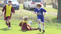 Zápas výběrů OFS Benešov - OFS Příbram (U13) 3:0.