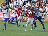 Vlašimským fotbalistům se ve Znojmě podařil parádní úlovek, když domů dovezli tři body. 