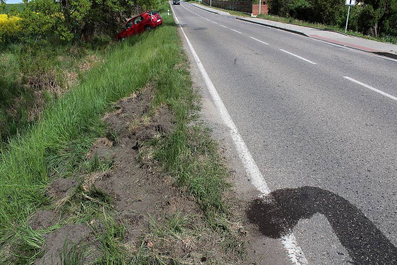 Dopravní nehoda v Chlístově.