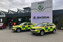 Kodiaq od Škody Auto posílí flotilu středočeské zdravotnické záchranné služby.