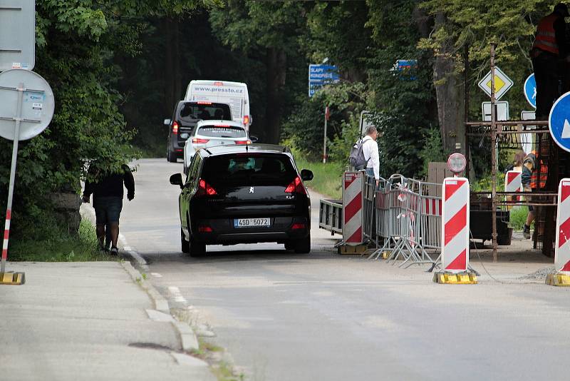 Oprava mostů na silnici I/3 v Benešově - Konopišťská ulice.