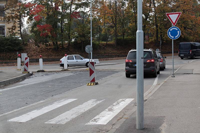 Rekonstrukce Hodějovského ulice v Benešově.