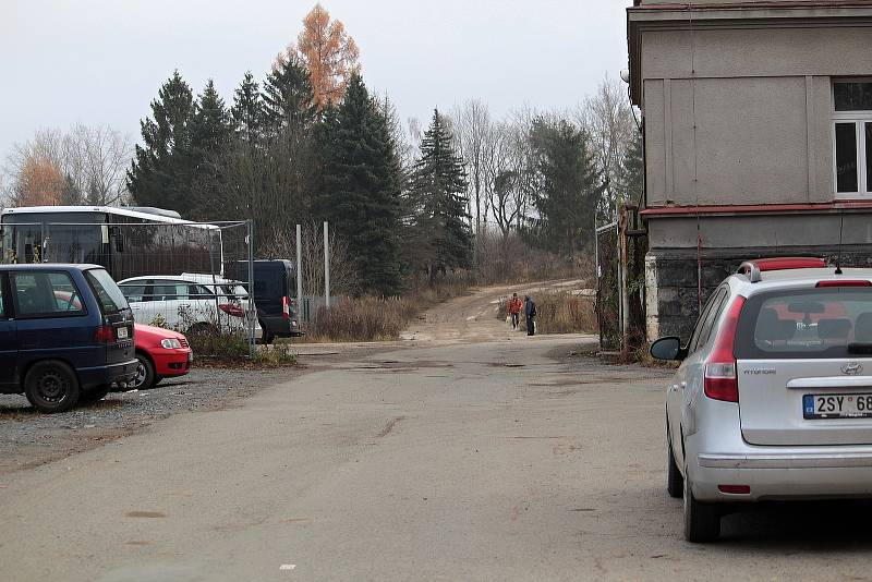 Vedlejší vstupní brána do areálu někdejších Táborských kasáren v Benešově.