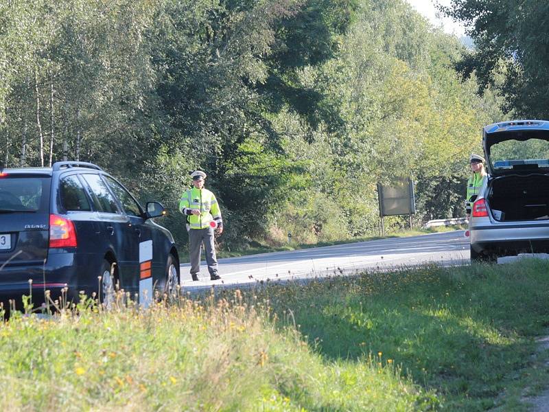 Páteční dopravně bezpečnostní akce na silnicích Benešovska. 