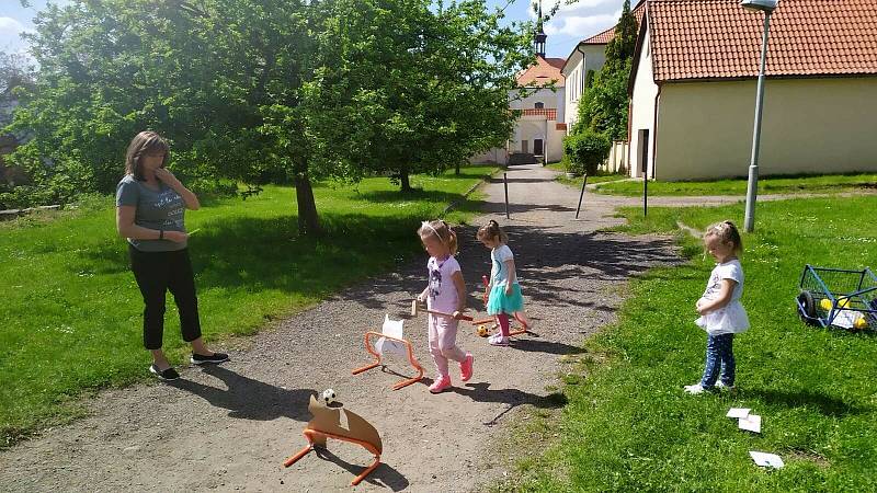 Myšky z Mateřské školy Divišov oslavovaly Den dětí.