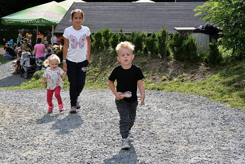 Pomyslné rozloučení s první polovinou letních prázdnin v Sázavě.