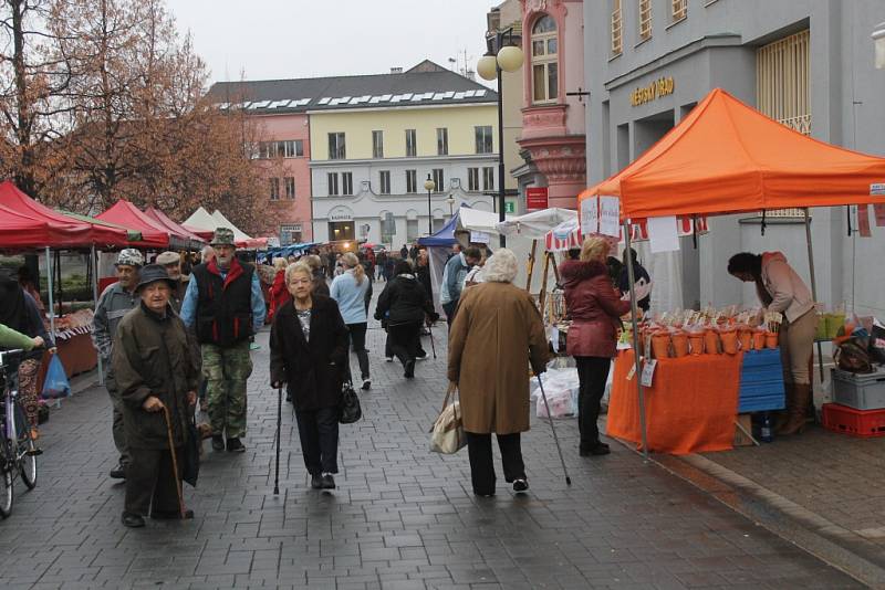 Farmářský trh v Benešově se konal v sobotu 7. listopadu.