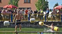 Water cup - přejezd přes rybník v Řimovicích.