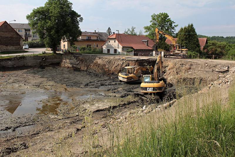 Pivovarský rybník v Louňovicích pod Blaníkem.