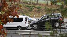 Dopravní nehoda na 61. kilometru dálnice D1, ve směru na Brno.