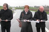 Nový sjezd ze silnice I/3 u Pyšelky byl oficiálně zprovozněný. 