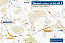 Do další etapy vstoupí v pondělí budování konstrukcí pro úsekové měření rychlosti na Pražském okruhu neboli dálnici D0.