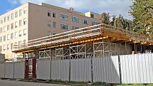 Přístavba chirurgie v Nemocnici Rudolfa a Stefanie v Benešově ve čtvrtek 6. října 2022.