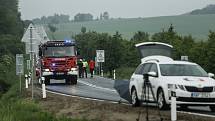 Ke srážce vlaku s autobusem došlo u Struhařova na Benešovsku v neděli 14. června.