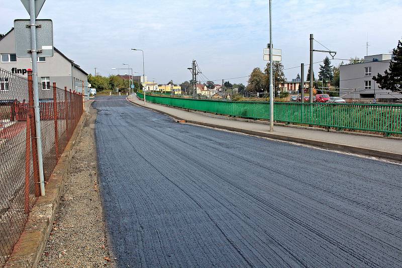 Rekonstrukce Hodějovského ulice v Benešově.