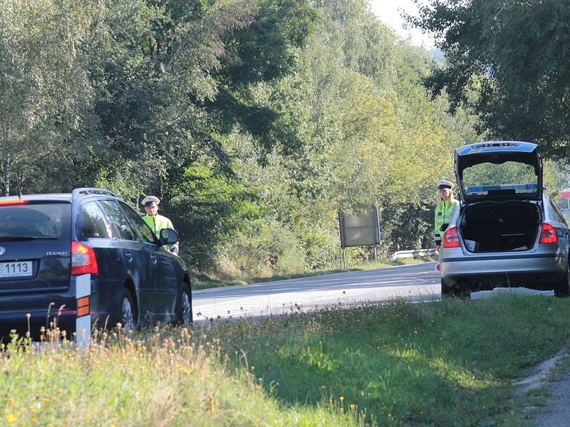 Páteční dopravně bezpečnostní akce na silnicích Benešovska. 