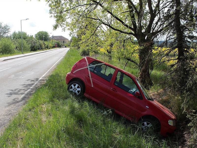Dopravní nehoda v Chlístově.