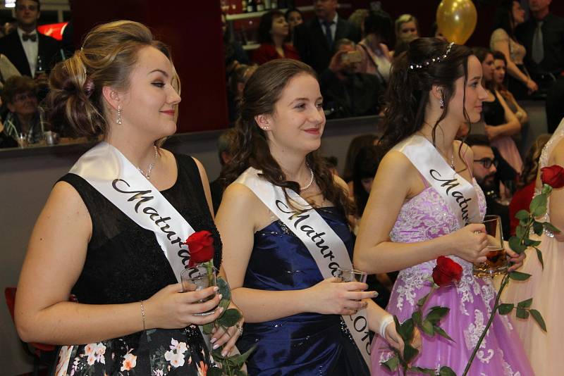 Maturanti z Neveklova zakončili studium na střední škole plesem.