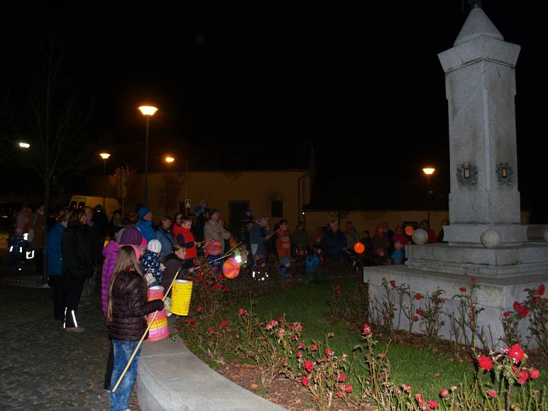 Připomínka vzniku samostatného Československa v Pyšelích.