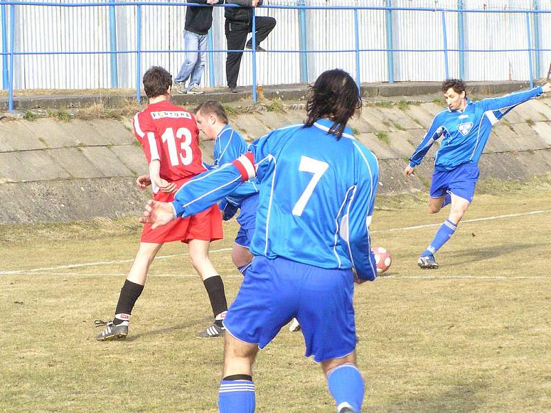 Zápas I. A třídy Týnec nad Sázavou - Nymburk 2:3.