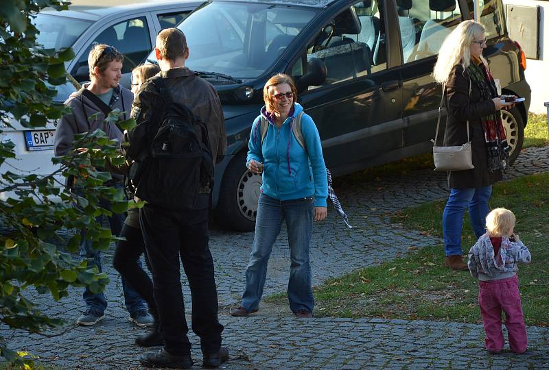 Na Keltském večeru byla představena figurína hraběte.