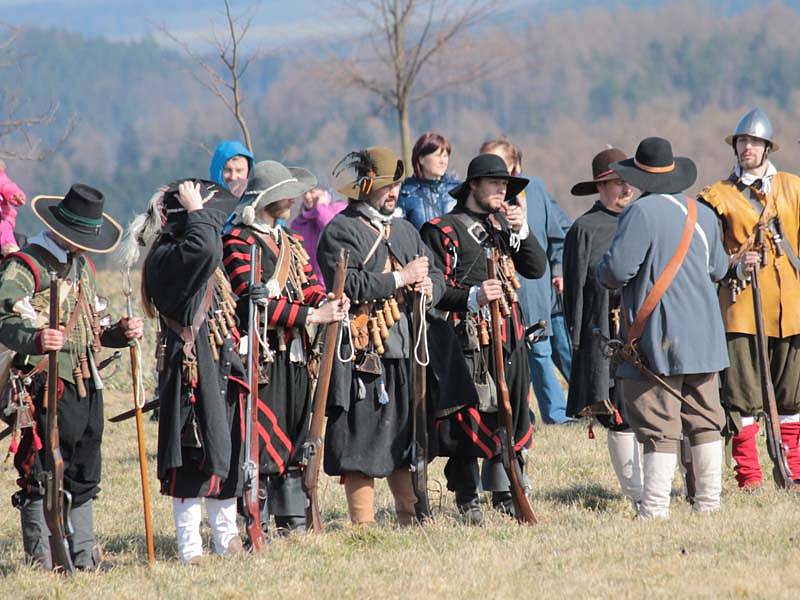 Připomínka 370. výročí bitvy u Jankova na návrší Habrovka v sobotu 7. března 2015.