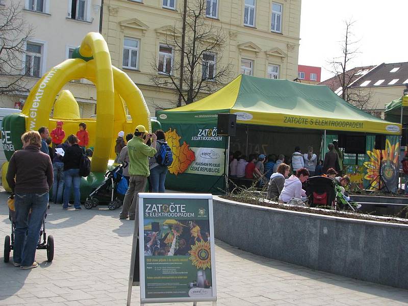 Kampaň Zatočte s elektroodpadem na Masarykově náměstí