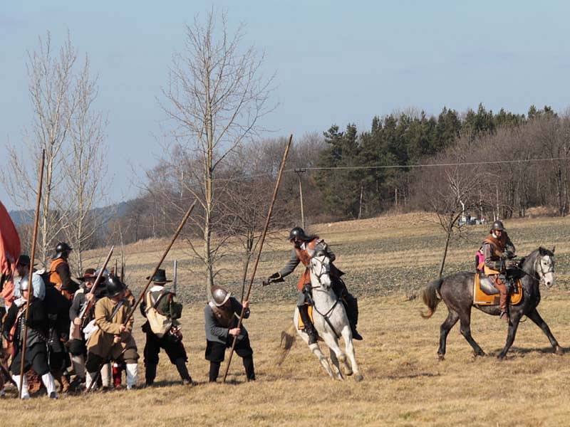 Připomínka 370. výročí bitvy u Jankova na návrší Habrovka v sobotu 7. března 2015.