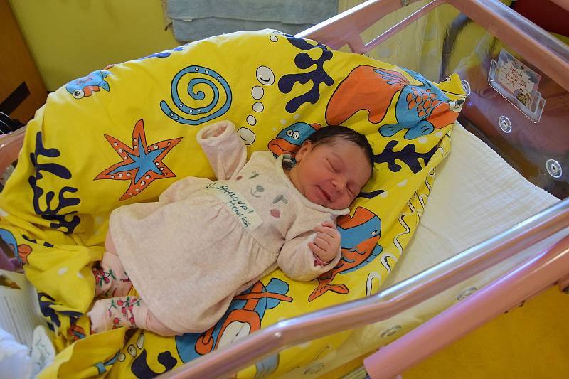 Monika Šamková se Monice Gašparové a Milanu Šamkovi narodila v benešovské nemocnici 20. října 2021 v 11.43 hodin, vážila 3630 gramů. Doma v Benešově má sourozence Milana (11), Jakuba (10), Rozárii (8), Marka (4) a Esterku (2).