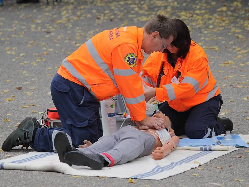 Ukázky Zdravotnické záchranné služby, hasičů a policie se odehrají v sobotu 19. září od 13 hodin na parkovišti v Táborských kasárnách.