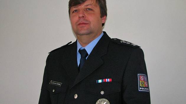 Plukovník Pavel Havránek, vedoucí Územního odboru Policie ČR Benešov. 